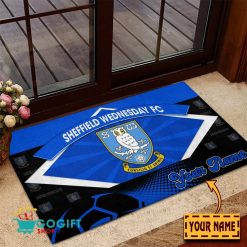 Sheffield Wednesday FC Custom Name Rubber Doormat