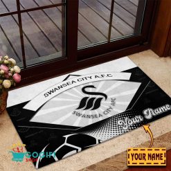 Swansea City AFC Custom Name Rubber Doormat