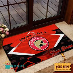 Walsall FC Custom Name Rubber Doormat