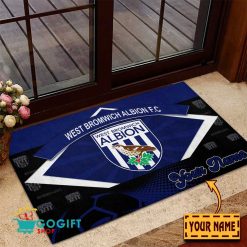 West Bromwich Albion Custom Name Rubber Doormat