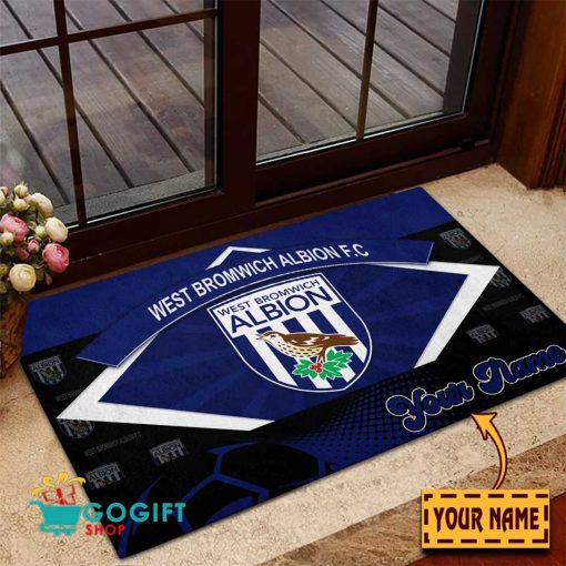 West Bromwich Albion Custom Name Rubber Doormat