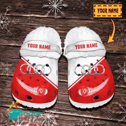 Audi Custom Name New Edition BW Fleece Crocs