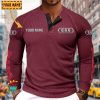 Audi Custom Name New Edition Henley Long Sleeve Shirt