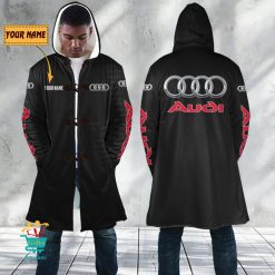 Audi Custom Name New Edition Hooded Overcoat