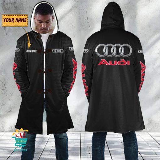 Audi Custom Name New Edition Hooded Overcoat
