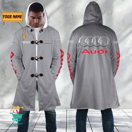 Audi Custom Name New Edition Hooded Overcoat