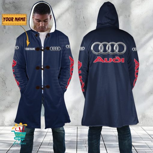 Audi Custom Name New Edition Hooded Overcoat