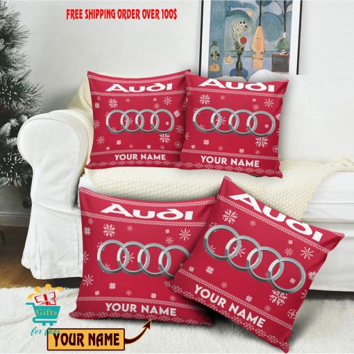 Audi Custom Name Special Edition Square Pillow Case
