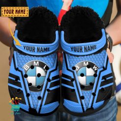 BMW Custom Name Limited Edition BW Fleece Crocs
