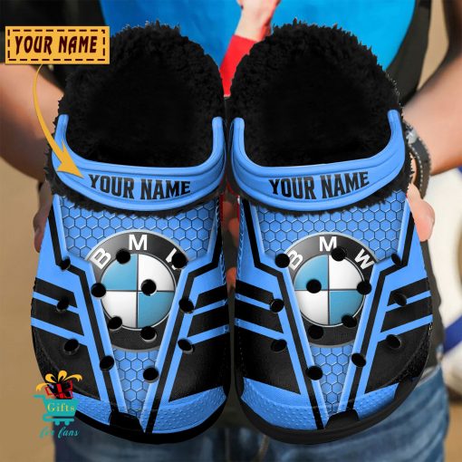 BMW Custom Name Limited Edition BW Fleece Crocs