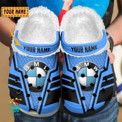 BMW Custom Name Limited Edition BW Fleece Crocs