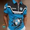 BMW Custom Name New Design Zipper Polo Shirt