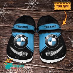 BMW Custom Name New Edition BW Fleece Crocs