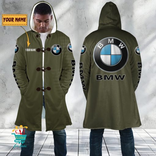 BMW Custom Name New Edition Hooded Overcoat