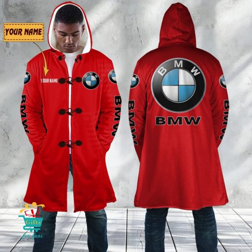 BMW Custom Name New Edition Hooded Overcoat