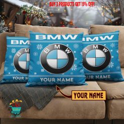 BMW Custom Name Special Edition Square Pillow Case
