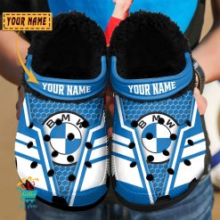 BMW Motorrad Custom Name Limited Edition BW Fleece Crocs