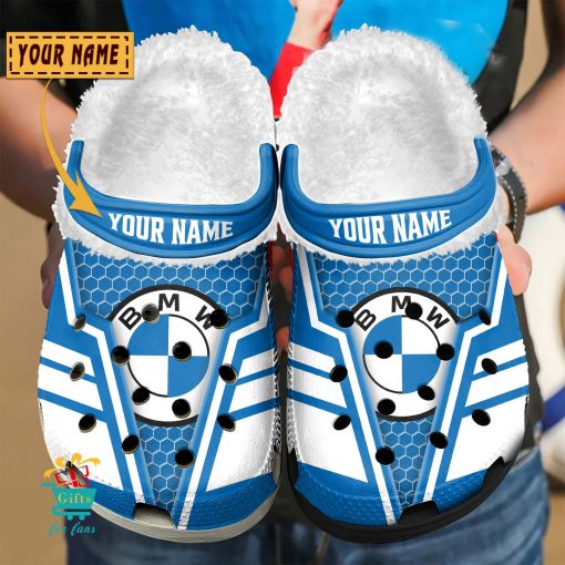 BMW Motorrad Custom Name Limited Edition BW Fleece Crocs