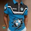 BMW Motorrad Custom Name New Design Zipper Polo Shirt