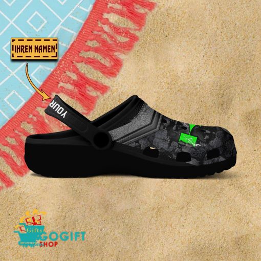 Kawasaki Custom Name Fan Edition BW Crocs