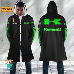 Kawasaki Custom Name New Edition Hooded Overcoat