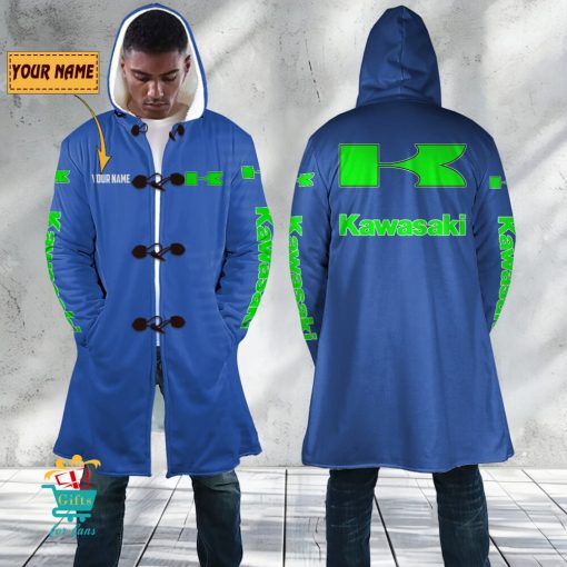 Kawasaki Custom Name New Edition Hooded Overcoat
