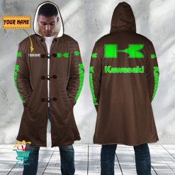 Kawasaki Custom Name New Edition Hooded Overcoat
