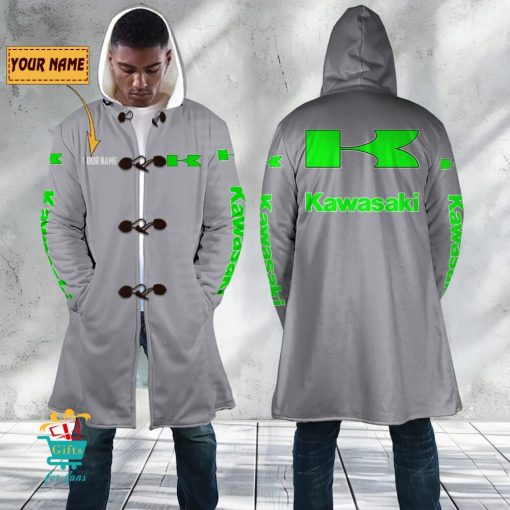Kawasaki Custom Name New Edition Hooded Overcoat