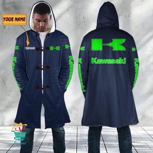 Kawasaki Custom Name New Edition Hooded Overcoat