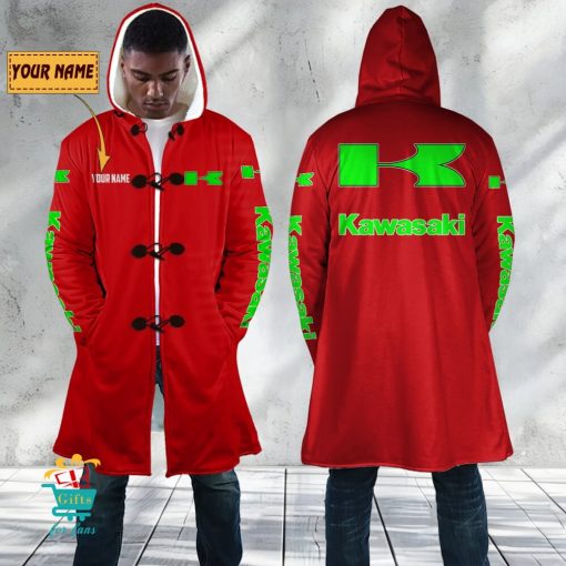 Kawasaki Custom Name New Edition Hooded Overcoat