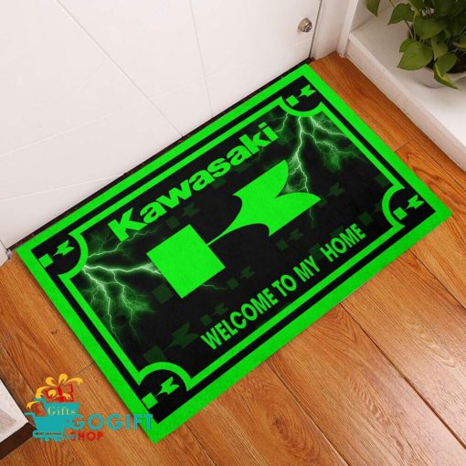 Kawasaki Custom Name Rubber Doormat