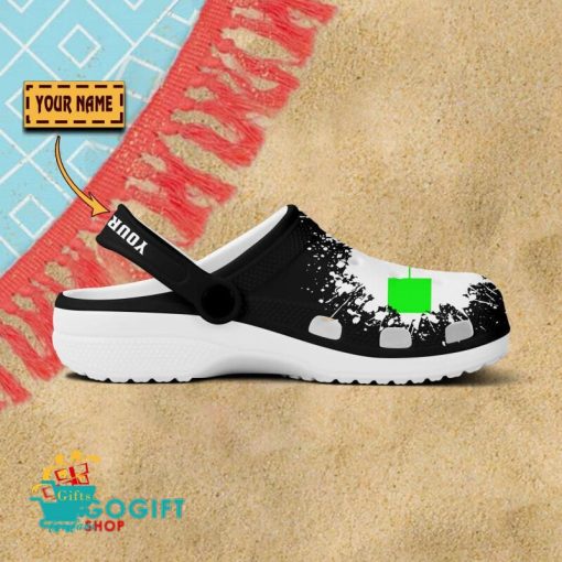 Kawasaki Custom Name Special Edition BW Crocs