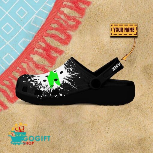 Kawasaki Custom Name Special Edition BW Crocs