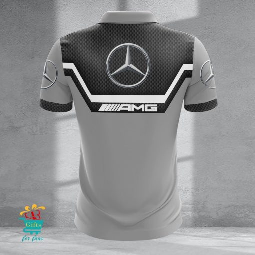 Mercedes-AMG Custom Name New Design Zipper Polo Shirt