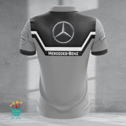 Mercedes-Benz Custom Name New Design Zipper Polo Shirt