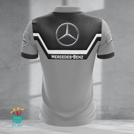 Mercedes-Benz Custom Name New Design Zipper Polo Shirt