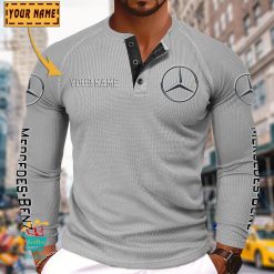 Mercedes-Benz Custom Name New Edition Henley Long Sleeve Shirt