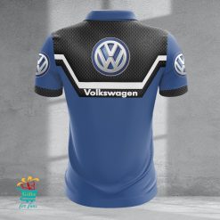 Volkswagen Custom Name New Design Zipper Polo Shirt