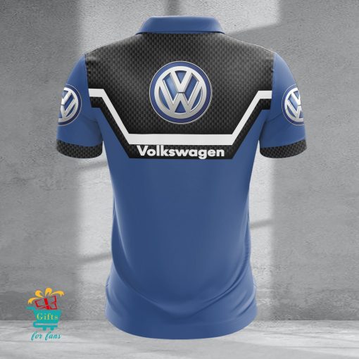 Volkswagen Custom Name New Design Zipper Polo Shirt