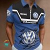 Volkswagen Custom Name New Design Zipper Polo Shirt