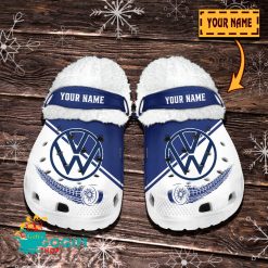 Volkswagen Custom Name New Edition BW Fleece Crocs