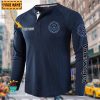 Volkswagen Custom Name New Edition Henley Long Sleeve Shirt