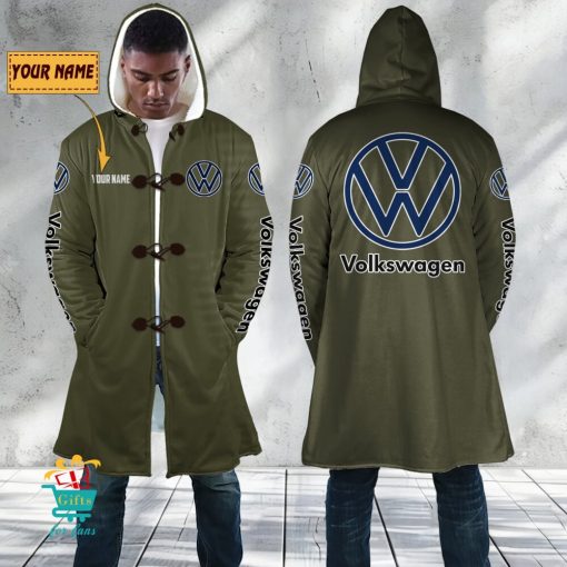 Volkswagen Custom Name New Edition Hooded Overcoat