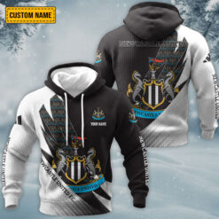 Newcastle United FC – Waffle Pullover Hoodie New Version with Custom Name