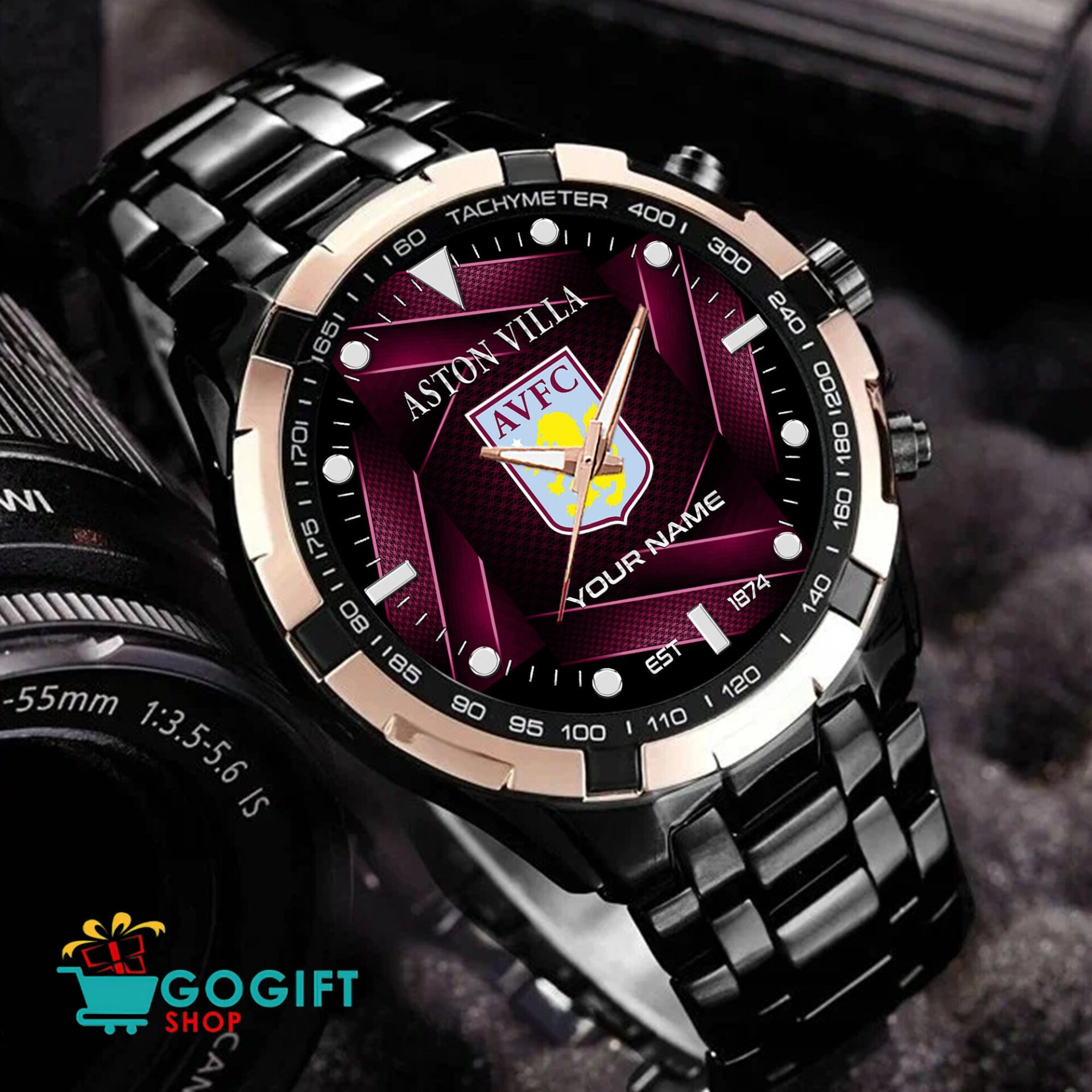 Aston Villa FC – Aurora Watch Special Edition with Custom Name Aston Villa FC – Aurora Watch Special Edition with Custom Name