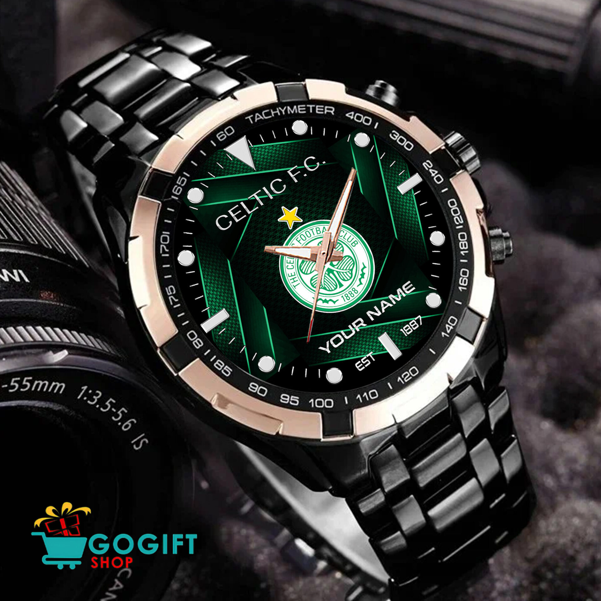 Celtic FC – Aurora Watch Special Edition with Custom Name Celtic FC – Aurora Watch Special Edition with Custom Name
