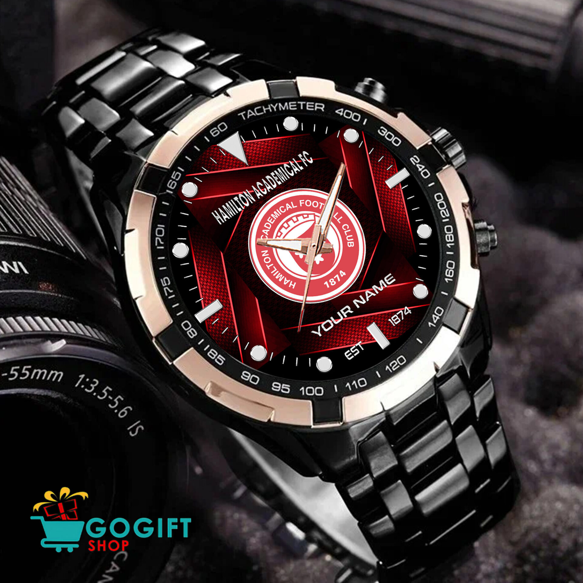 Hamilton Academical FC – Aurora Watch Special Edition with Custom Name Hamilton Academical FC – Aurora Watch Special Edition with Custom Name