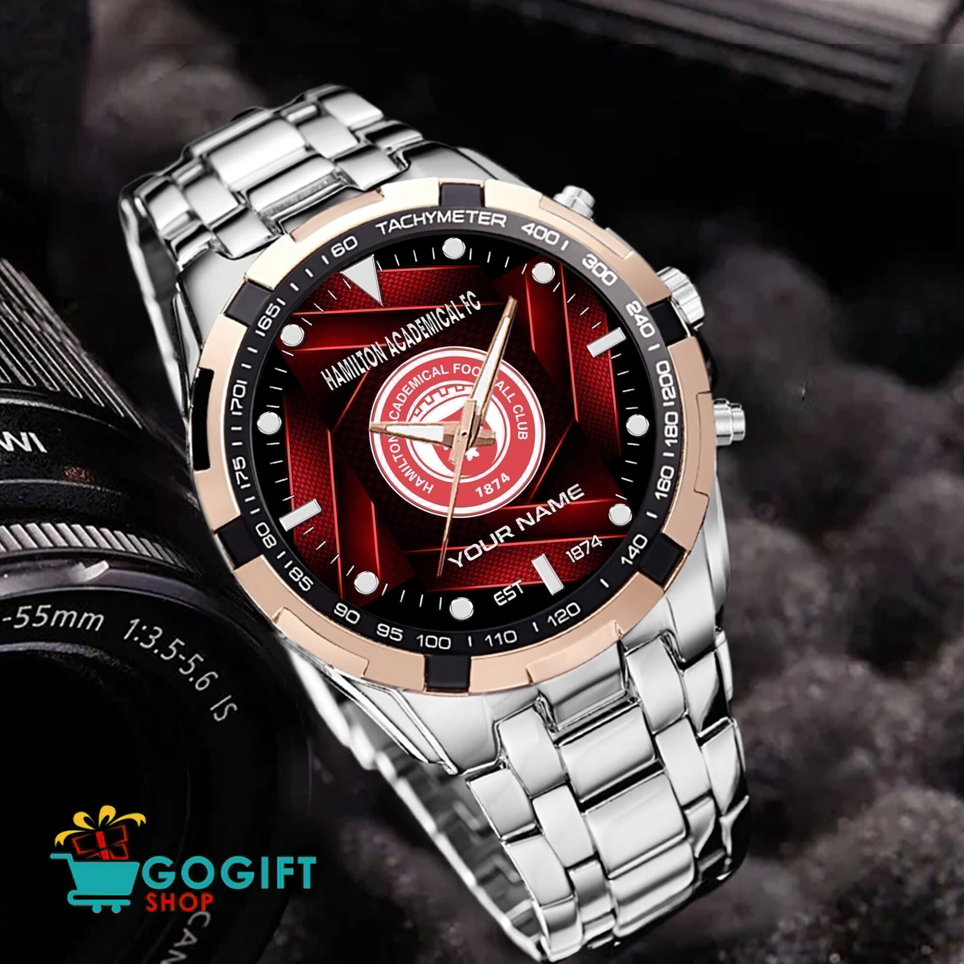 Hamilton Academical FC – Aurora Watch Special Edition with Custom Name Hamilton Academical FC – Aurora Watch Special Edition with Custom Name