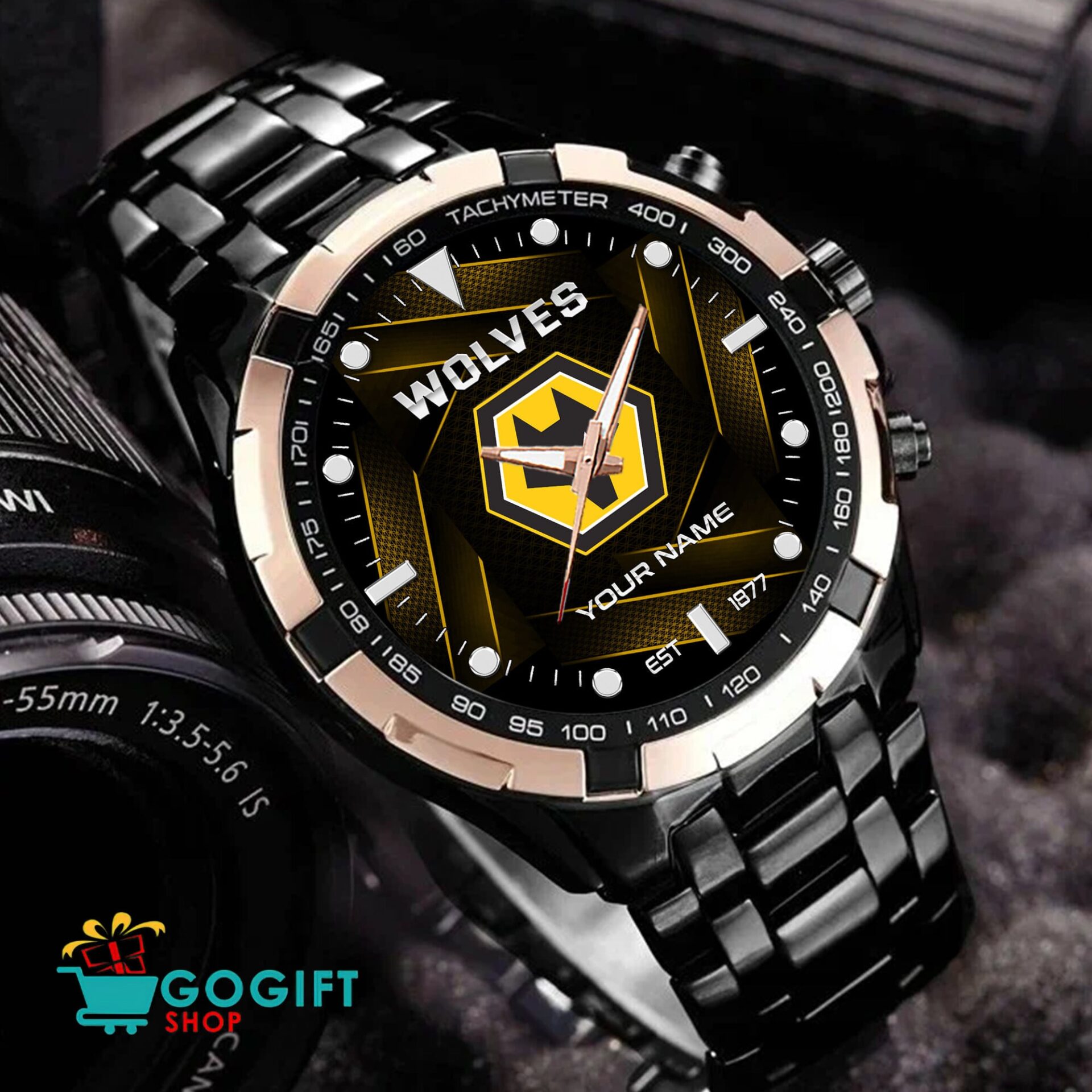 Wolverhampton Wanderers FC – Aurora Watch Special Edition with Custom Name Wolverhampton Wanderers FC – Aurora Watch Special Edition with Custom Name