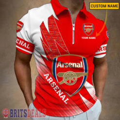 Arsenal FC – Zipper Polo Shirt Special Edition with Your Name